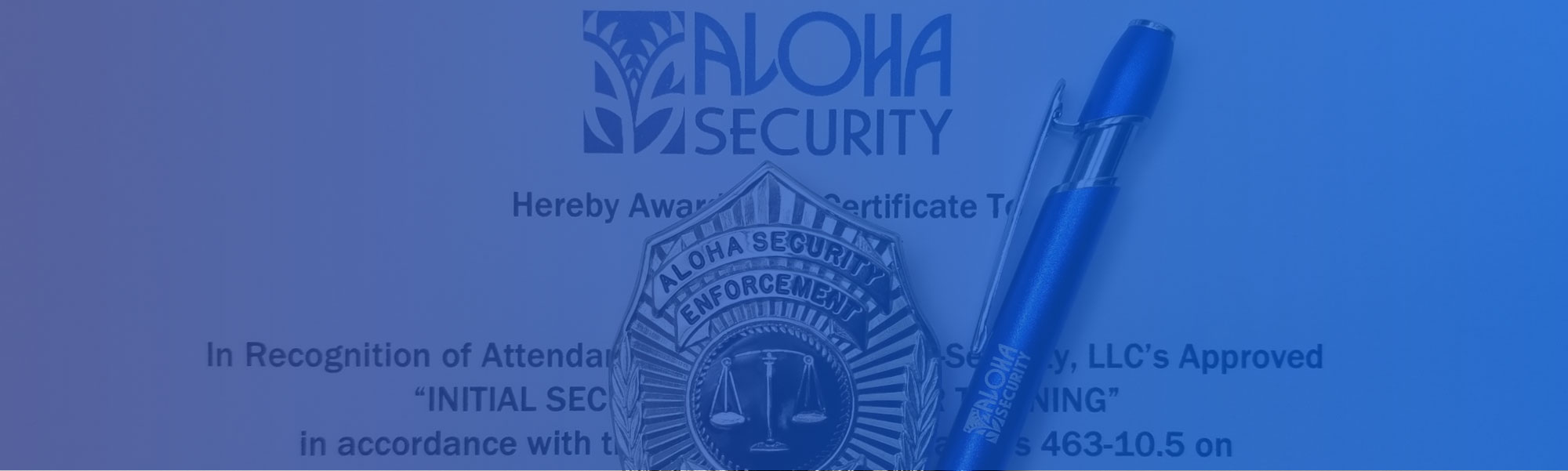 Security Guard Certification Aloha Security Big Island Hawaii